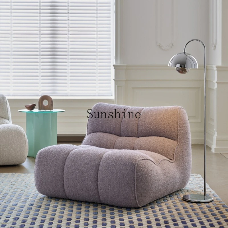 Retro style fabric single chair living room modern small apartment balcony lazy sofa
Retro style fabric single chair living room modern small apartment balcony lazy sofa