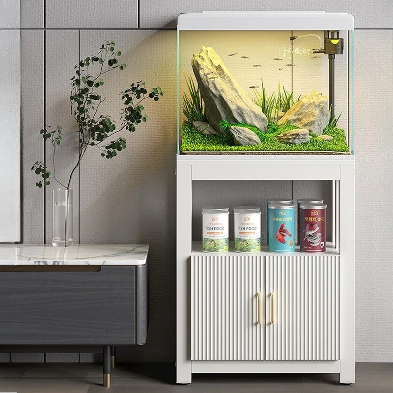 Ultra Clear Glass Goldfish Aquarium Cabinet Self-Cleaning Integrated Filter Floor-Standing Household Living Room Landscape FYFT
Ultra Clear Glass Goldfish Aquarium Cabinet Self-Cleaning Integrated Filter Floor-Standing Household Living Room Landscape FYFT
