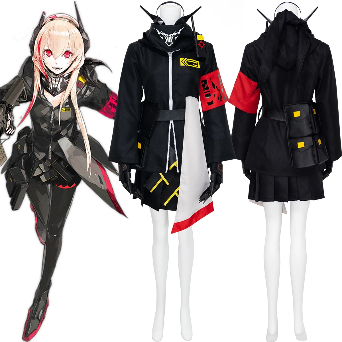M4 SOPMOD II Cosplay Costume Game AR Team SOP II Black Outfit Suit Skirt Halloween
M4 SOPMOD II Cosplay Costume Game AR Team SOP II Black Outfit Suit Skirt Halloween