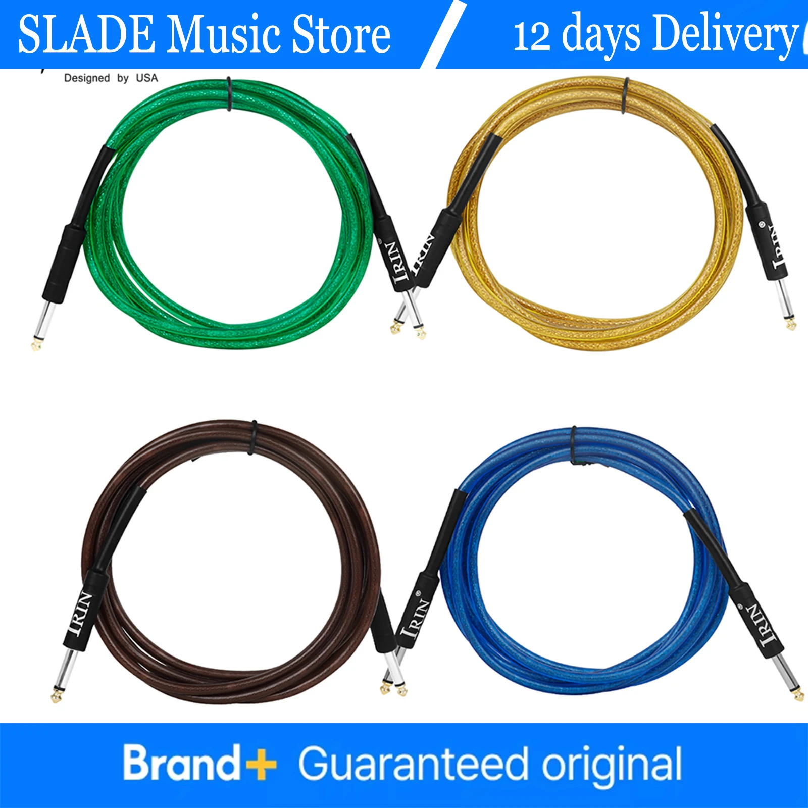 Гитарный кабель IRIN, проводной шнур, аудиокабель, линия шумоподавления, экранированный кабель, кабель усилителя 3 м, аксессуары для гитары
Гитарный кабель IRIN, проводной шнур, аудиокабель, линия шумоподавления, экранированный кабель, кабель усилителя 3 м, аксессуары для гитары