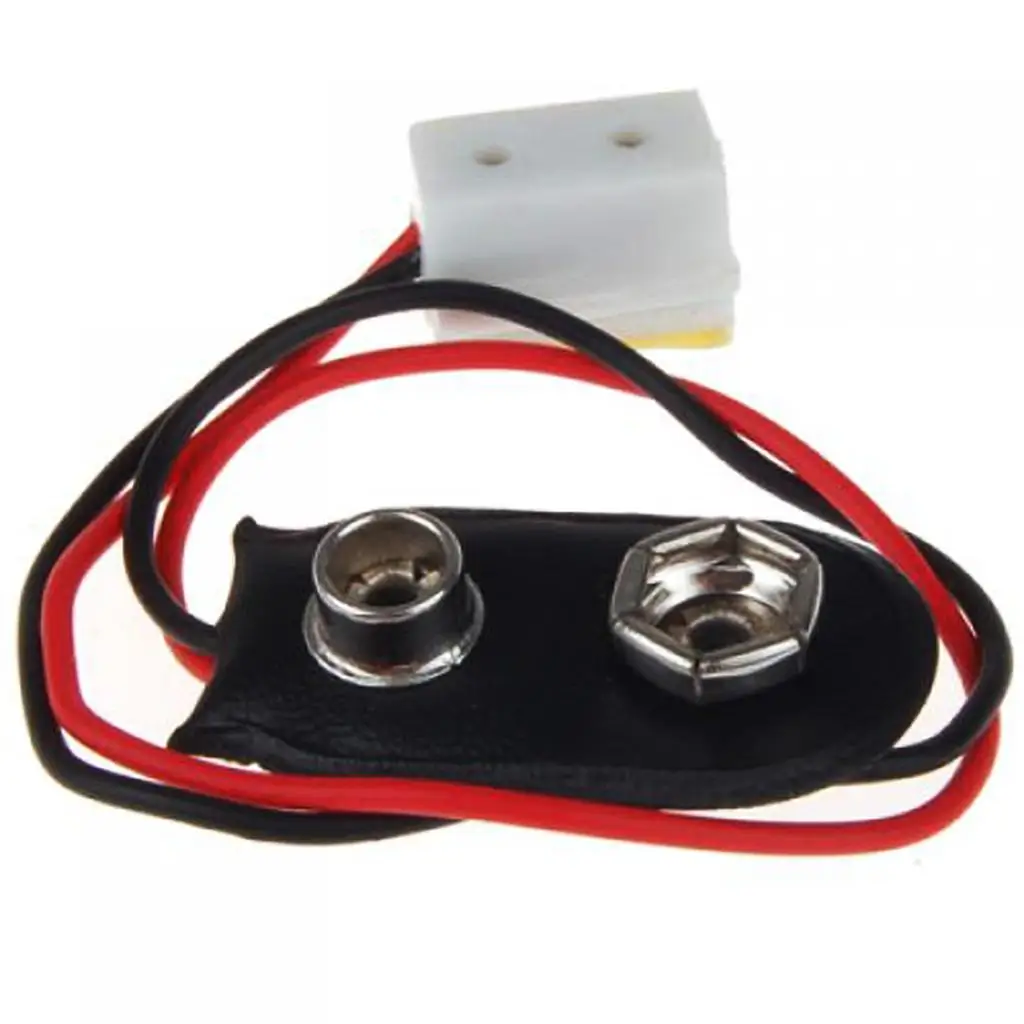 Dollhouse Miniature 9V Battery Connector w/ Wire and Single Receptacle LA005
Dollhouse Miniature 9V Battery Connector w/ Wire and Single Receptacle LA005