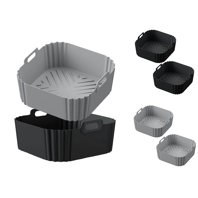 2PCS Silicone Air Fryer Liners For Ninja Air Fryer Pro XL AF141 AF140 AF181 Square Air Fryer Liners Reusable Basket
2PCS Silicone Air Fryer Liners For Ninja Air Fryer Pro XL AF141 AF140 AF181 Square Air Fryer Liners Reusable Basket