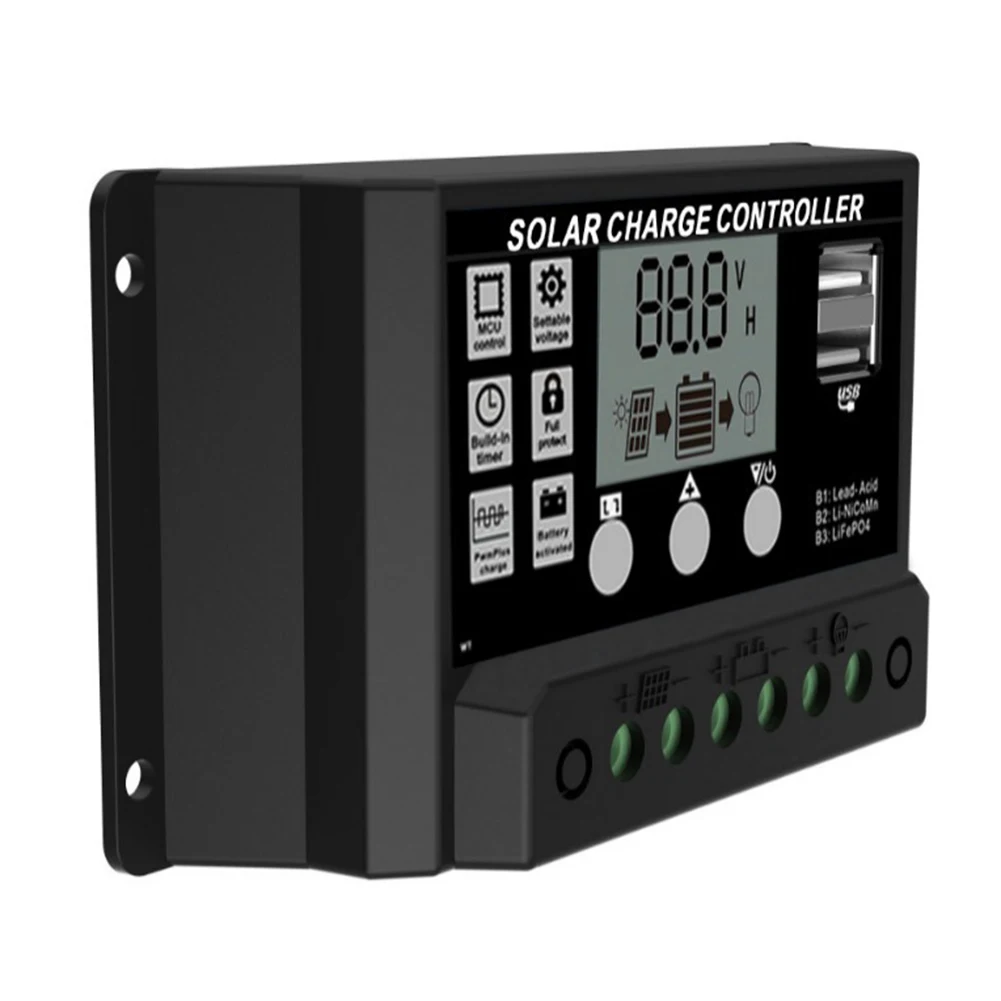Контроллер солнечной энергии 12В/24В, 20А, с ЖК-дисплеем 185*115 мм, защита от короткого замыкания, системы управления аккумуляторами
Контроллер солнечной энергии 12В/24В, 20А, с ЖК-дисплеем 185*115 мм, защита от короткого замыкания, системы управления аккумуляторами