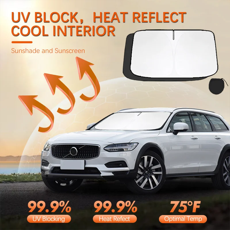 For Volvo V90 Travel Car Sun Viso Front Window Windshield Sunshade Heat Insulation Summer Sun UV Protection Auto Accessories
For Volvo V90 Travel Car Sun Viso Front Window Windshield Sunshade Heat Insulation Summer Sun UV Protection Auto Accessories
