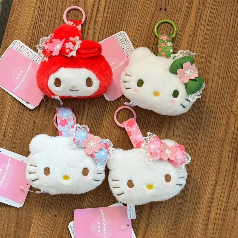 Adorable Sanrio Hello Kitty My Melody Cherry Blossom Series Big Head Design Plush Keychain Student Schoolbag Decoration Gifts
Adorable Sanrio Hello Kitty My Melody Cherry Blossom Series Big Head Design Plush Keychain Student Schoolbag Decoration Gifts
