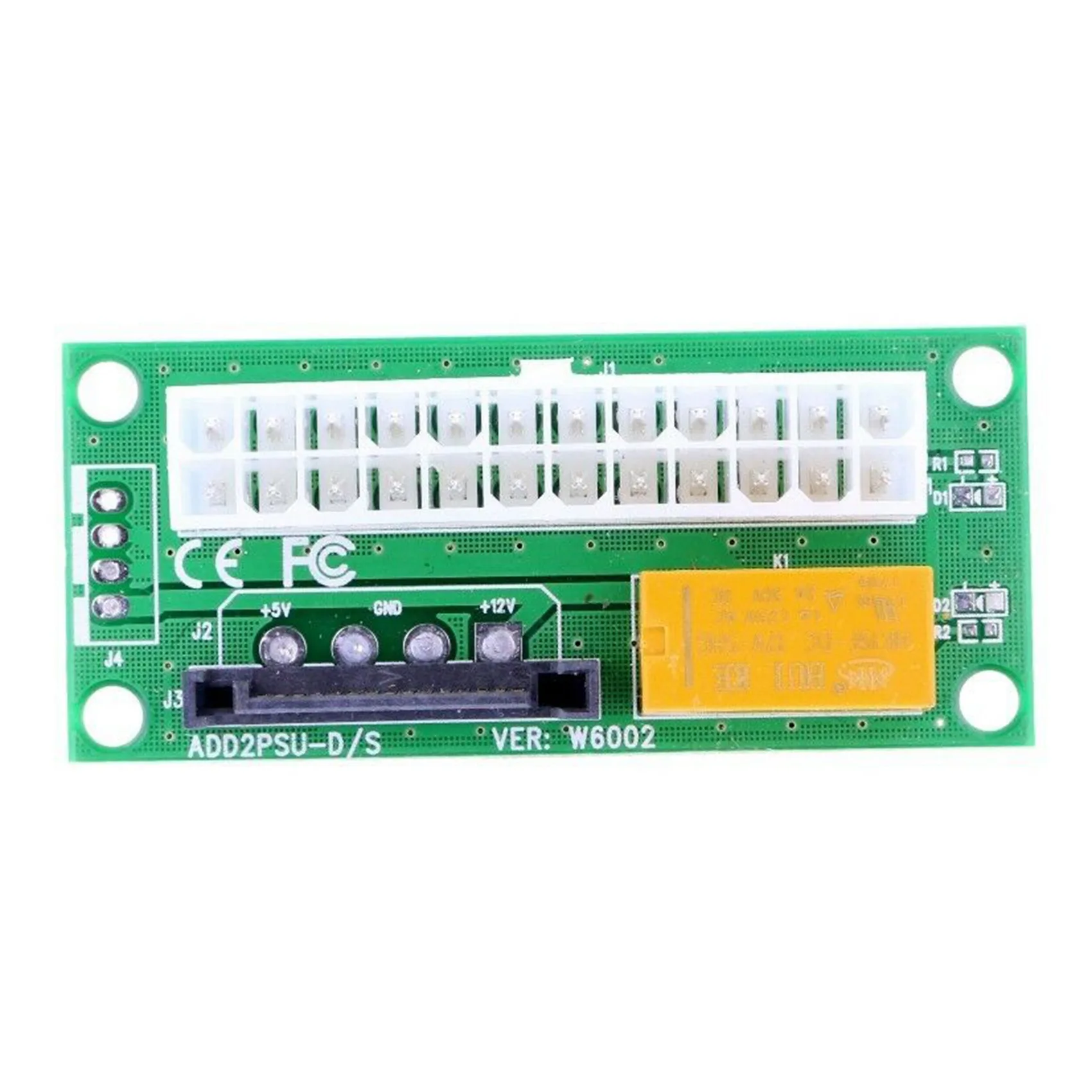 Hot Sale 2PCS Dual PSU Adapter ATX 24Pin to SATA Power Sync Starter Card ADD2PSU Riser Extender Adapter for BTC Miner Mining
Hot Sale 2PCS Dual PSU Adapter ATX 24Pin to SATA Power Sync Starter Card ADD2PSU Riser Extender Adapter for BTC Miner Mining