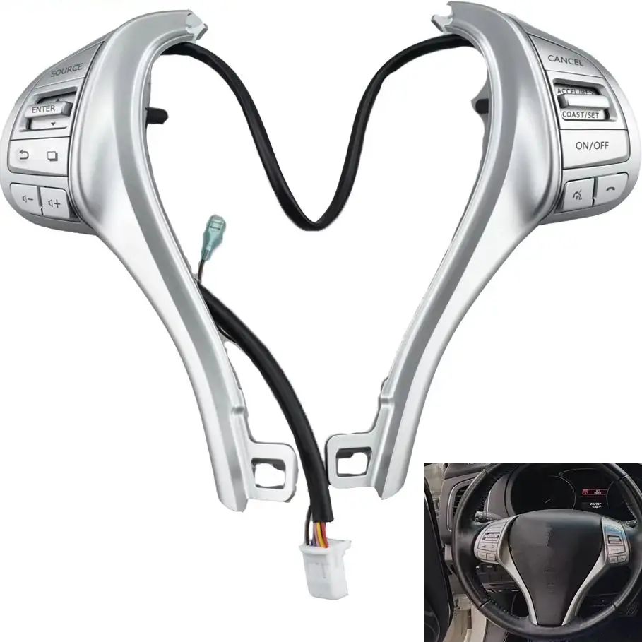 Multifunction Car steering wheel Cruise control switch buttons For Nissan X-trail 2013-2016 For Nissan Qashqai 2016-2017
Multifunction Car steering wheel Cruise control switch buttons For Nissan X-trail 2013-2016 For Nissan Qashqai 2016-2017
