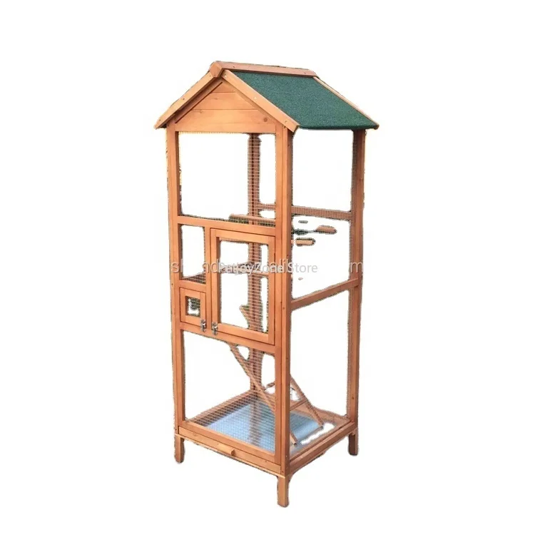 Custom Outdoor Indoor Wooden Parrot Pet Cages Wood Big Bird Cage House
Custom Outdoor Indoor Wooden Parrot Pet Cages Wood Big Bird Cage House