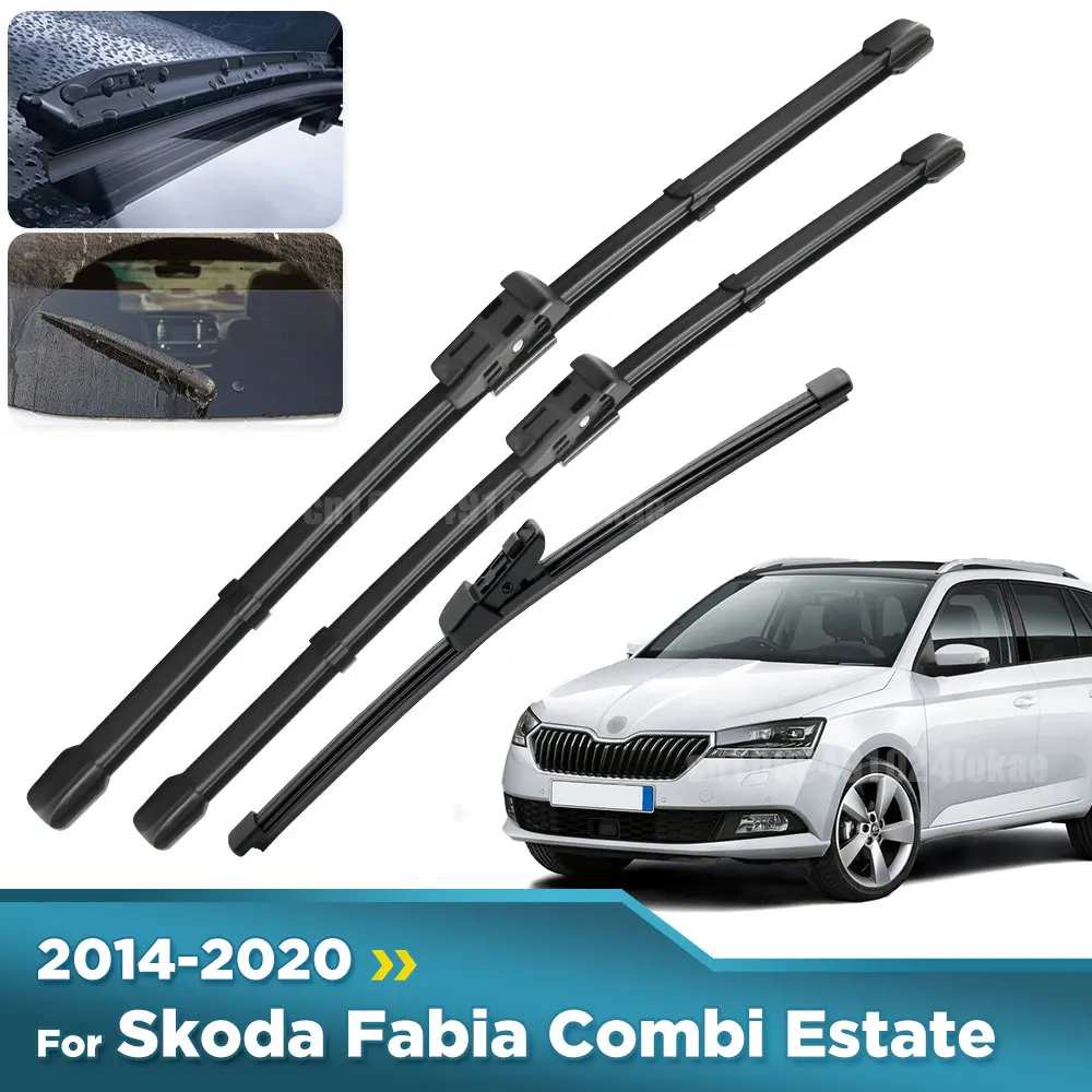 For Skoda Fabia Combi Estate 2014-2020 2015 2016 Wiper Front&Rear Wiper Blades Windshield Windscreen Window Brushes 24"+16"+16"
For Skoda Fabia Combi Estate 2014-2020 2015 2016 Wiper Front&Rear Wiper Blades Windshield Windscreen Window Brushes 24"+16"+16"