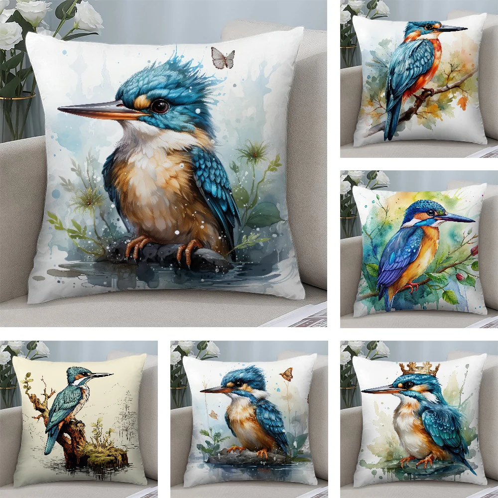 Kingfisher watercolor painting Pillow Case Short Plush Pillow Covers Sofa Decorative Home Double-sided Printing Cushion Cover
Kingfisher watercolor painting Pillow Case Short Plush Pillow Covers Sofa Decorative Home Double-sided Printing Cushion Cover
