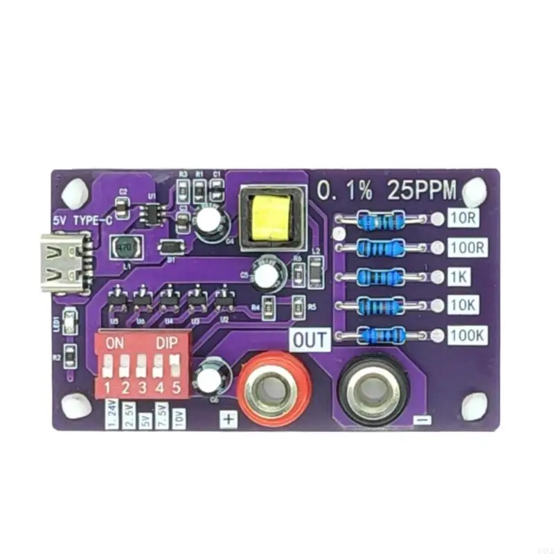 Resistance Reference Module 1.24V/2.5V/7.5V/5V/10V 5 Speed 100R 1K 10K 100K Reference Multimeter Calibration
Resistance Reference Module 1.24V/2.5V/7.5V/5V/10V 5 Speed 100R 1K 10K 100K Reference Multimeter Calibration