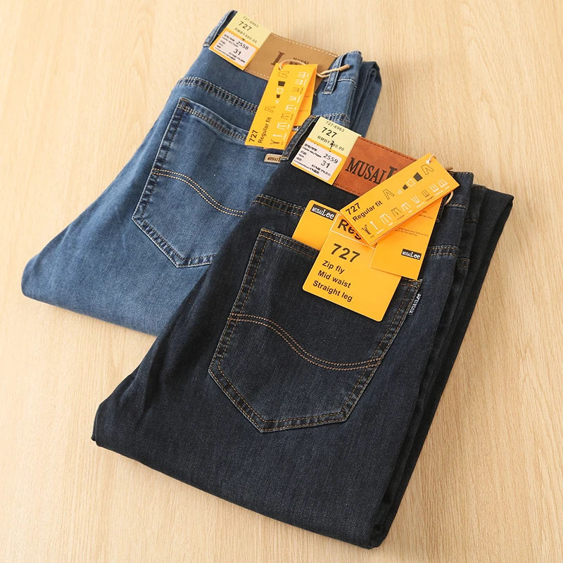 Comfortable Men's Straight Leg Jeans Natural Wash Cotton Stretch Denim Spring Season Elastic Fabric 3D Tailoring mid Waist Lo...
Comfortable Men's Straight Leg Jeans Natural Wash Cotton Stretch Denim Spring Season Elastic Fabric 3D Tailoring mid Waist Lo...