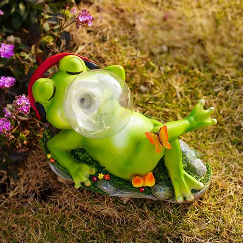 Outdoor Garden Statues Frog Animal Garden Statue With Solar Light Weatherproof Whimsical Night Lamp Yard Backyard Decoration For
Outdoor Garden Statues Frog Animal Garden Statue With Solar Light Weatherproof Whimsical Night Lamp Yard Backyard Decoration For