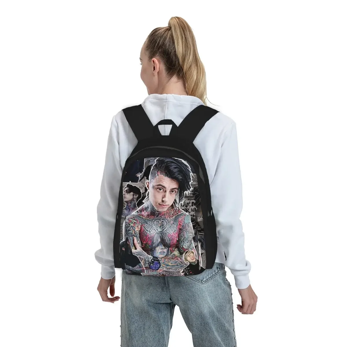 Ronnie Radke Photo Collage High Quality Backpack Boys Girls BookBag Children School Bag Computer Shoulder Bags for Men Women
Ronnie Radke Photo Collage High Quality Backpack Boys Girls BookBag Children School Bag Computer Shoulder Bags for Men Women