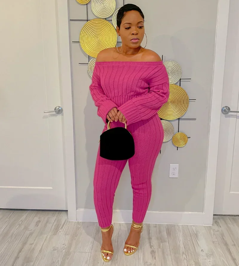 GUWU Knit Ribbed Thick Warm Women's Set Off Shoulder Long Sleeve Sweater and Pants Suit Two Piece Set Casual Tracksuit Outfits
GUWU Knit Ribbed Thick Warm Women's Set Off Shoulder Long Sleeve Sweater and Pants Suit Two Piece Set Casual Tracksuit Outfits