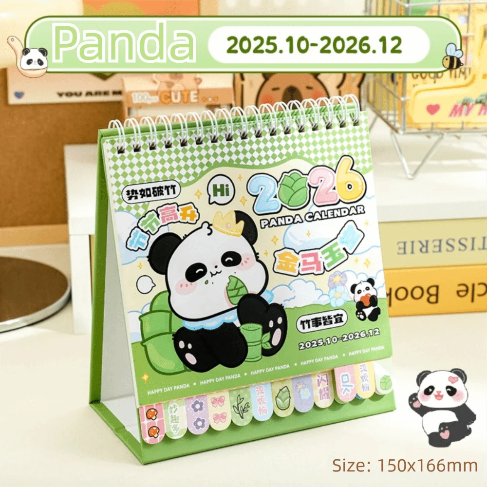 Portable Coil 2026 Desk Calendar Capybara/Panda Desktop Decoration Schedule Planner Daily Planner Office School Supplies
Portable Coil 2026 Desk Calendar Capybara/Panda Desktop Decoration Schedule Planner Daily Planner Office School Supplies
