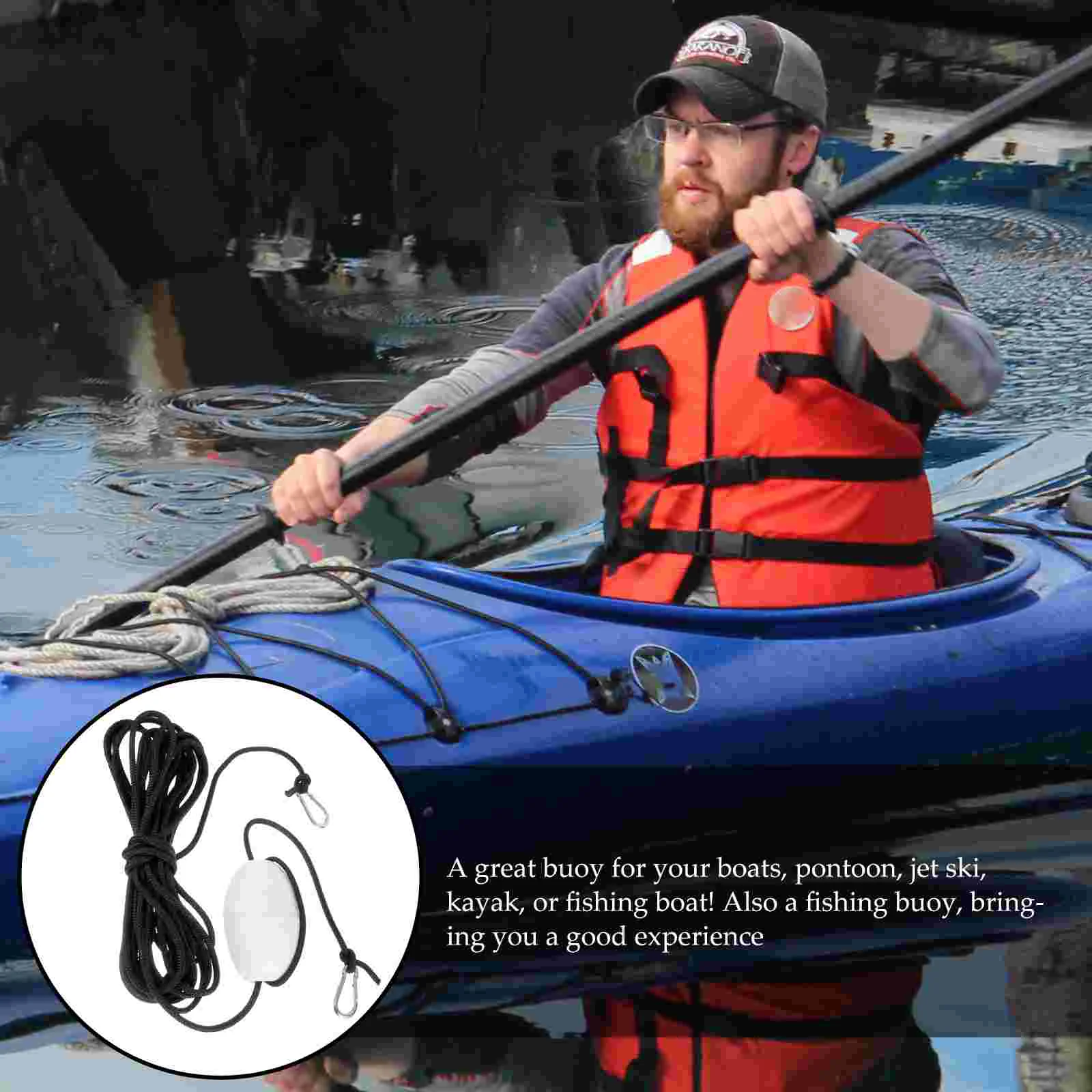 Kayak Buoy Kayaks Elastic Leash Ball Boat Float Replacement Floating Anchor Portable
Kayak Buoy Kayaks Elastic Leash Ball Boat Float Replacement Floating Anchor Portable