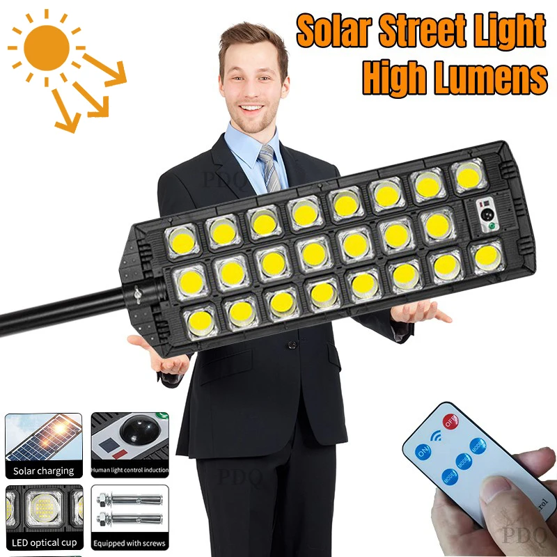 Solar Street Light Outdoor Waterproof Motion Sensor Solar Flood Lamp Remote Control Dusk to Dawn LED Security Lighting For Yard
Solar Street Light Outdoor Waterproof Motion Sensor Solar Flood Lamp Remote Control Dusk to Dawn LED Security Lighting For Yard