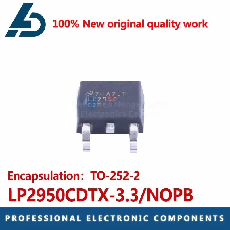 LP2950CDTX-3.3/NOPB Package TO-252-2 Linear regulator 3.3V 100MA power management
LP2950CDTX-3.3/NOPB Package TO-252-2 Linear regulator 3.3V 100MA power management