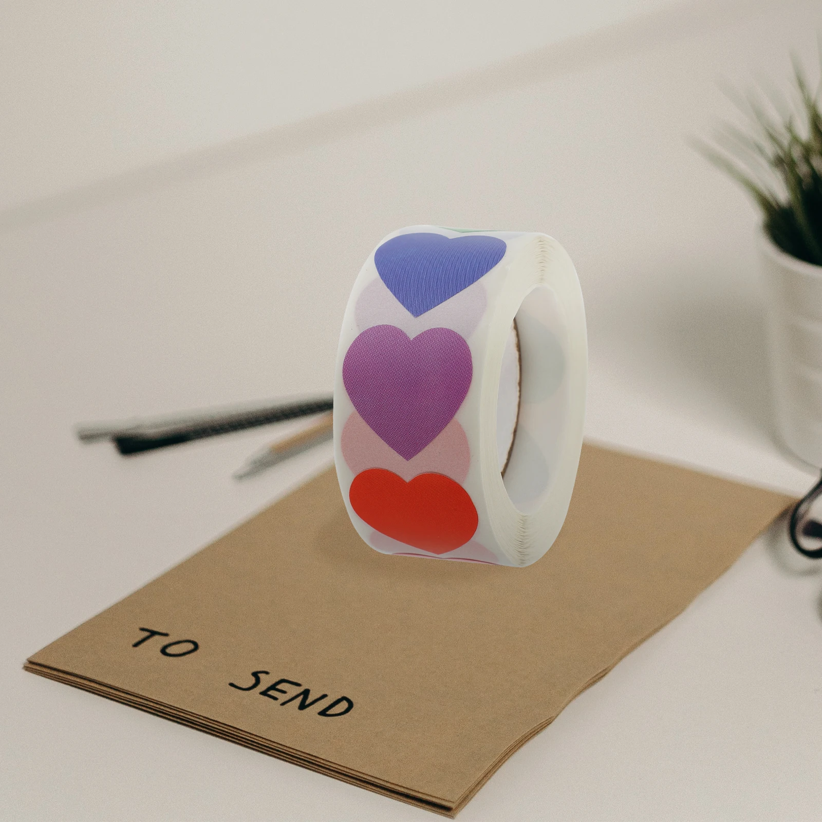 500Pcs Heart Shape Stickers Valentine Gift Wrapping Seals Multifunctional Envelope Decorative Label Adhesives
500Pcs Heart Shape Stickers Valentine Gift Wrapping Seals Multifunctional Envelope Decorative Label Adhesives