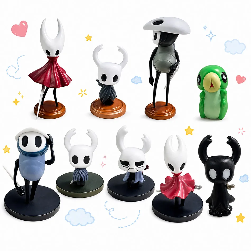 2026 Hollow Knight Game Figure Set PVC Action Figures Including Hornet Quirrel & Grub, Collectible Model Ornaments for Fans
2026 Hollow Knight Game Figure Set PVC Action Figures Including Hornet Quirrel & Grub, Collectible Model Ornaments for Fans