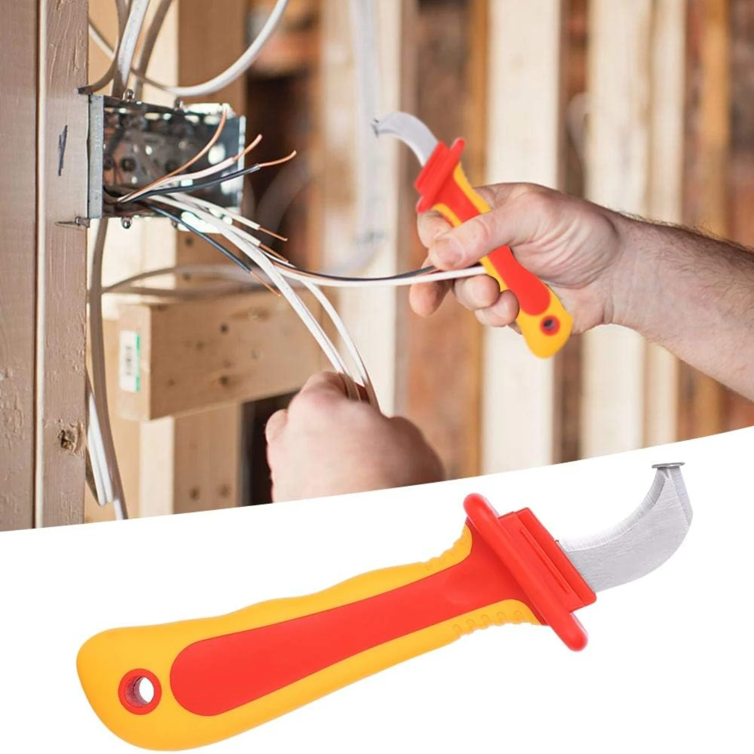 High-Speed Ultimate 1000V Electrician's Insulation Cutter Stripper - Top-Quality Professional Anti-Wallfront Hook Tool for Effic
High-Speed Ultimate 1000V Electrician's Insulation Cutter Stripper - Top-Quality Professional Anti-Wallfront Hook Tool for Effic