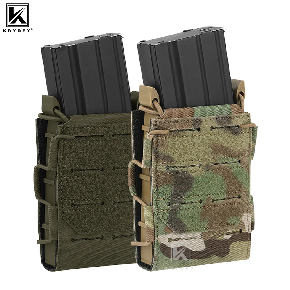 KRYDEX Tactical 556 Magazine Pouch Laser Cut Molle Open Top Carrier Bag for AR15 M4 M16 5.56 Magazines Rapid Access
KRYDEX Tactical 556 Magazine Pouch Laser Cut Molle Open Top Carrier Bag for AR15 M4 M16 5.56 Magazines Rapid Access