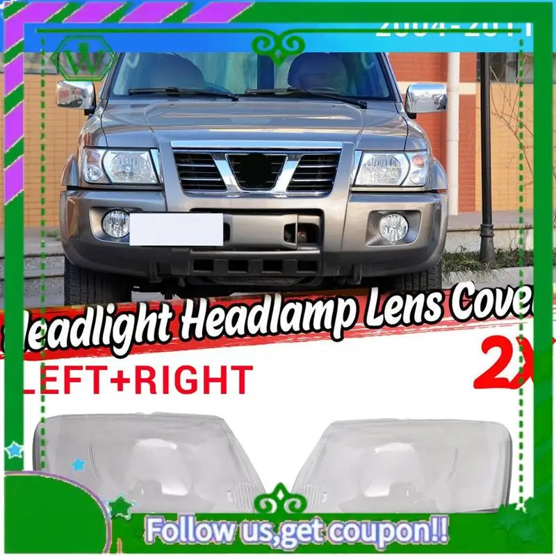 AC34-Front Headlight Cover Transparency Headlight Lens Lampshade For Nissan Patrol Y61
AC34-Front Headlight Cover Transparency Headlight Lens Lampshade For Nissan Patrol Y61