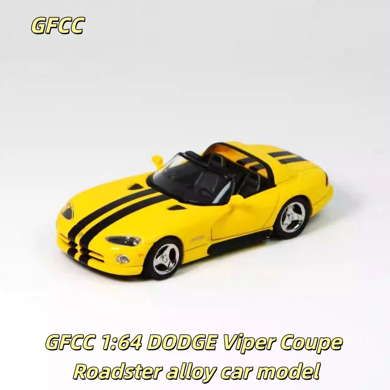 GFCC 1:64 DODGE Viper Coupe Roadster, die-cast alloy car model, boy gift, adult decoration, collectible.
GFCC 1:64 DODGE Viper Coupe Roadster, die-cast alloy car model, boy gift, adult decoration, collectible.