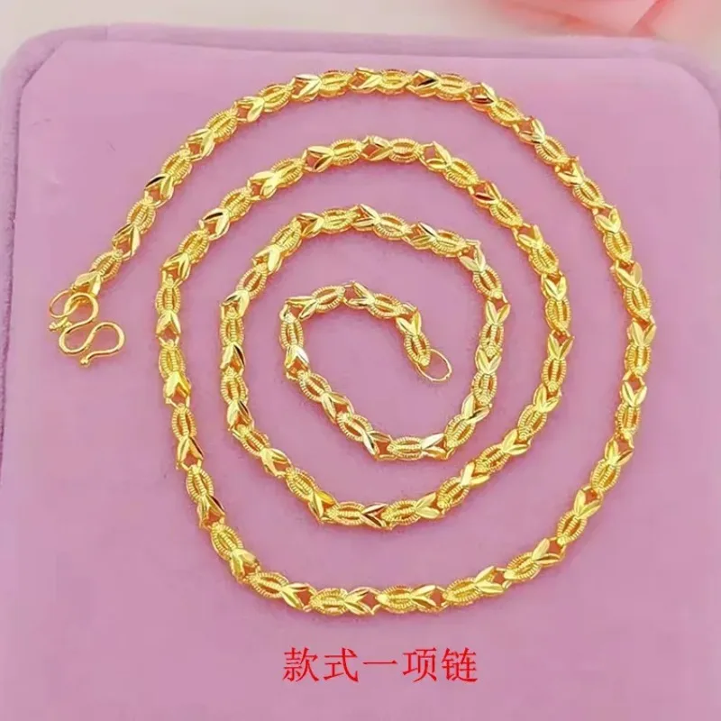 Kryos Jewelry Women's 24K Gold AU999 Ethnic Necklace - Exquisite ethnic pattern, light texture, value-preserving, for linen outf
Kryos Jewelry Women's 24K Gold AU999 Ethnic Necklace - Exquisite ethnic pattern, light texture, value-preserving, for linen outf