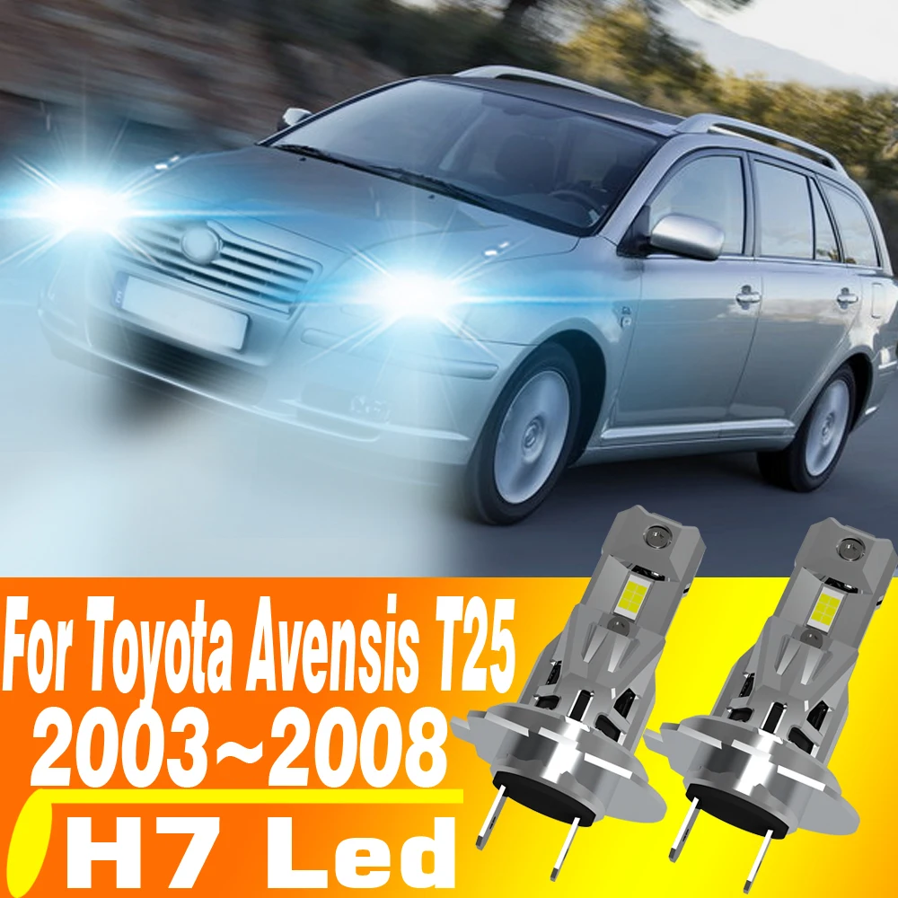 2pcs High Power H7 Led Headlight Canbus H18 Car Bulb 6000K White Light Moto Diode Lamp 12v 55w For Toyota Avensis T25 2003~2008
2pcs High Power H7 Led Headlight Canbus H18 Car Bulb 6000K White Light Moto Diode Lamp 12v 55w For Toyota Avensis T25 2003~2008