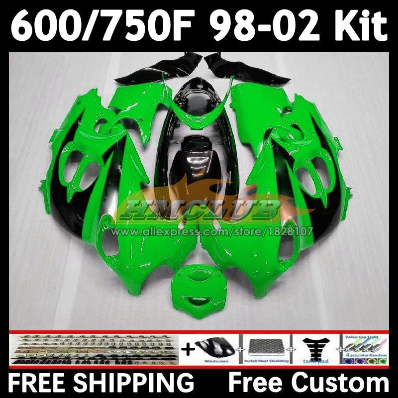 Body For SUZUKI KATANA GSXF 600 750 GSXF600 1998 1999 2000 2001 2002 24No.2 green black GSX750F GSXF750 98 99 00 01 02 Fairing
Body For SUZUKI KATANA GSXF 600 750 GSXF600 1998 1999 2000 2001 2002 24No.2 green black GSX750F GSXF750 98 99 00 01 02 Fairing