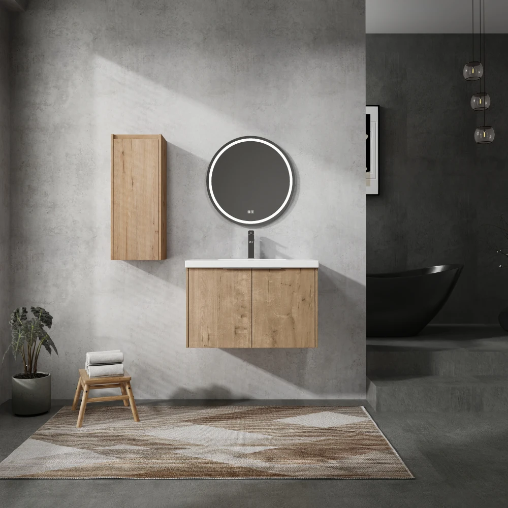 30" Wall-Mounted Bathroom Vanity With Sink and Side Cabinet, Soft Close Doors,Combination Cabinet(KD-Packing)
30" Wall-Mounted Bathroom Vanity With Sink and Side Cabinet, Soft Close Doors,Combination Cabinet(KD-Packing)