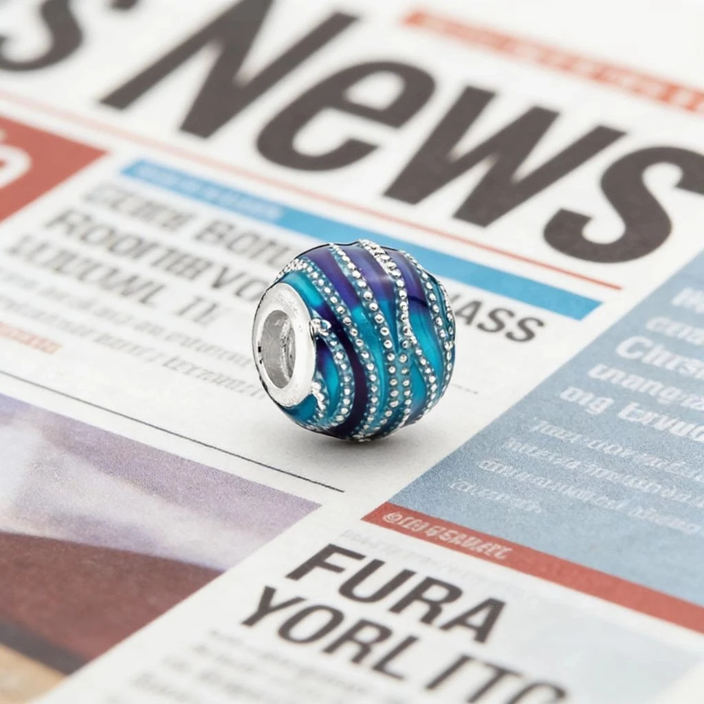 DIY Women Jewelry Gifts Blue Wave Charm Beads Fit Original Snake Bracelets Necklace Accessories
DIY Women Jewelry Gifts Blue Wave Charm Beads Fit Original Snake Bracelets Necklace Accessories