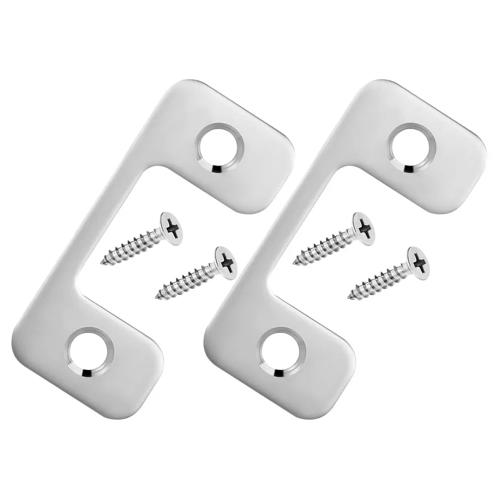 2 Pcs Door Lock Baffle Plate Stainless Steel Latch Guard Gusset Interior Doors Deadbolt Strike Hardware Replacement Metal
2 Pcs Door Lock Baffle Plate Stainless Steel Latch Guard Gusset Interior Doors Deadbolt Strike Hardware Replacement Metal