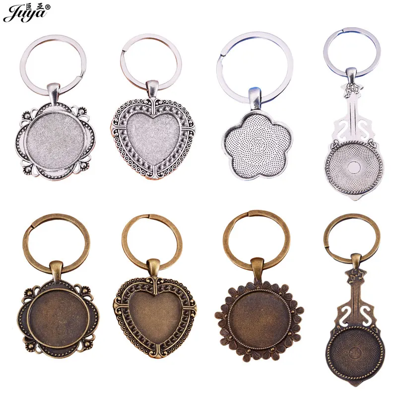 5pcs/lot Vintage Flower Keychain Base Inner Size 25mm Cabochon Tray For DIY Key Chain Jewelry Making Accessories
5pcs/lot Vintage Flower Keychain Base Inner Size 25mm Cabochon Tray For DIY Key Chain Jewelry Making Accessories