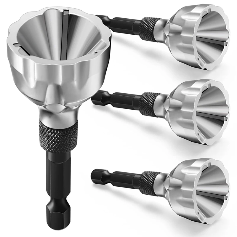 【Top Picks】4 Pcs Heavy Duty Deburring Chamfer Tool Quick Release Hex Shank For Damaged Bolts Fits For 1/8In-3/4In(3Mm-19Mm)
【Top Picks】4 Pcs Heavy Duty Deburring Chamfer Tool Quick Release Hex Shank For Damaged Bolts Fits For 1/8In-3/4In(3Mm-19Mm)
