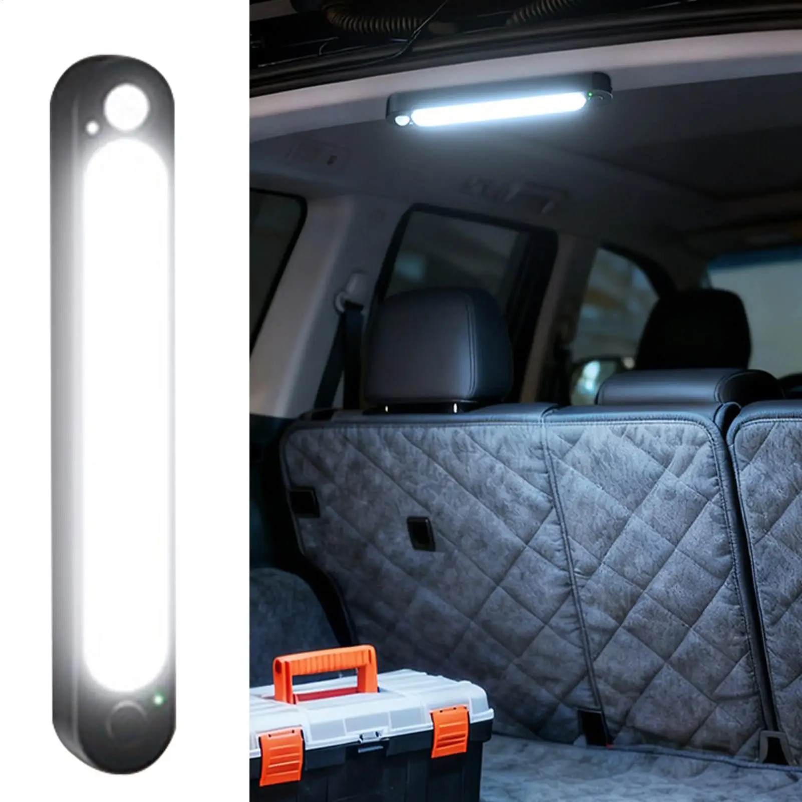 Motion Sensor Trunk Light Magnetic LED Cargo Lamp for Car RV Camper Van Truck Sedan Outdoor Roadside
Motion Sensor Trunk Light Magnetic LED Cargo Lamp for Car RV Camper Van Truck Sedan Outdoor Roadside
