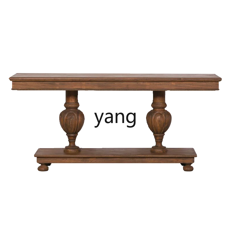 LH solid wood entrance table foyer wall decorative cabinet antique modern corridor end view table
LH solid wood entrance table foyer wall decorative cabinet antique modern corridor end view table