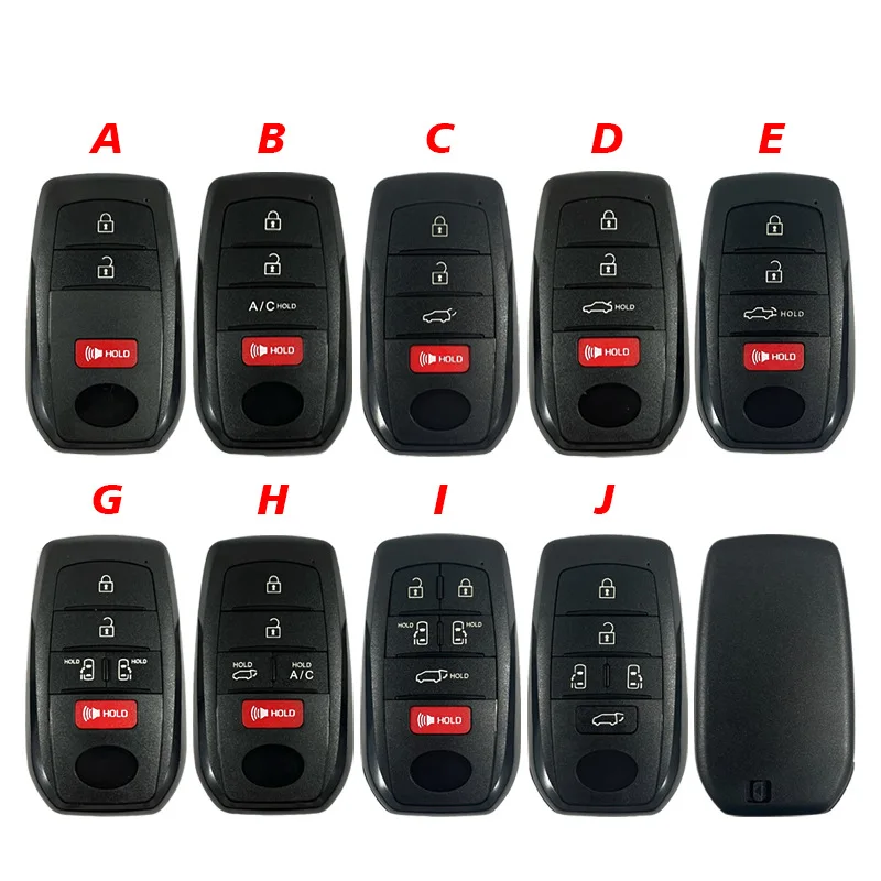DIYKEY 3/4/5/6 Buttons Remote Key Shell Case Cover Fob for Toyota Sienna Tundra Crown Venza Tacoma Highlander
DIYKEY 3/4/5/6 Buttons Remote Key Shell Case Cover Fob for Toyota Sienna Tundra Crown Venza Tacoma Highlander