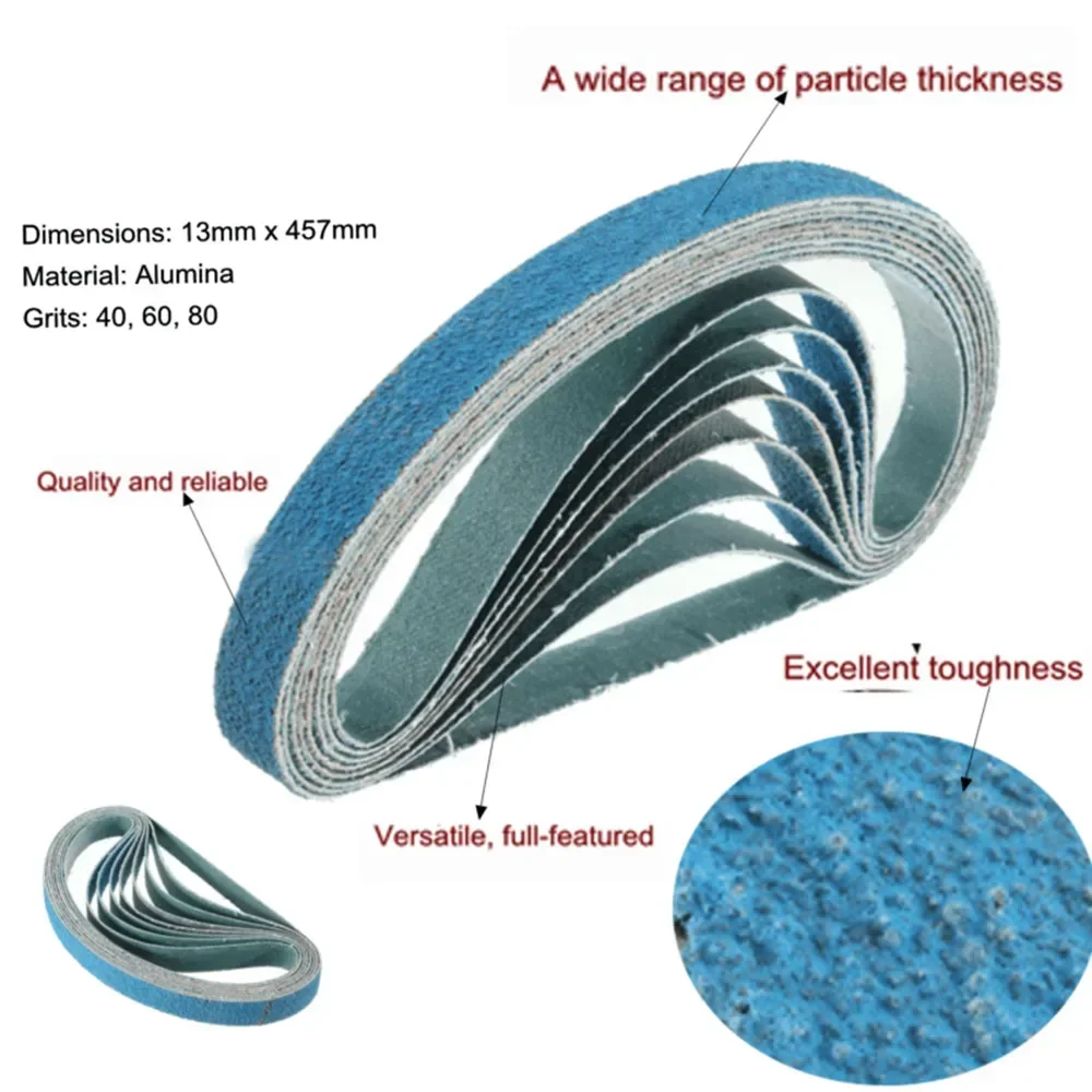 Non-metal Sanding Belts Supplies Tools Workshop Metal Polishing Sander Woodworking 1/2x18 inch 30pcs 40 60 80 Grit
Non-metal Sanding Belts Supplies Tools Workshop Metal Polishing Sander Woodworking 1/2x18 inch 30pcs 40 60 80 Grit