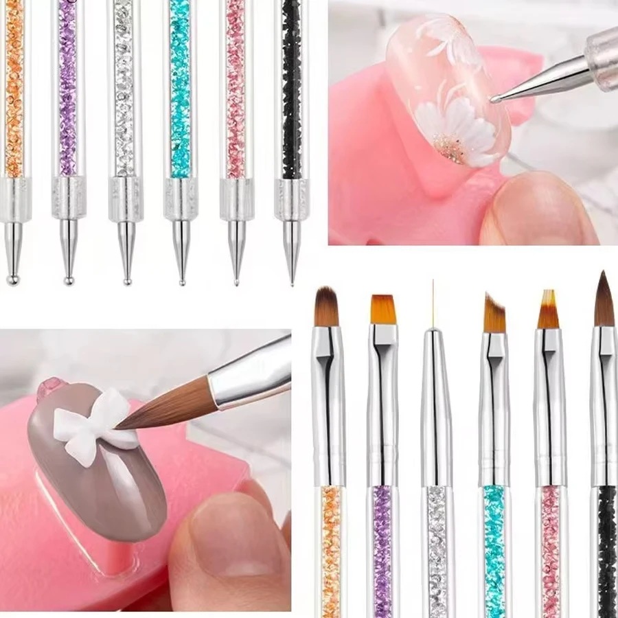 3/8Pcs Nail Art Brush Design Tip Painting Drawing Carving Dotting Pen FlatFan Liner Acrylic Gel UV Polish Manicure Tools
3/8Pcs Nail Art Brush Design Tip Painting Drawing Carving Dotting Pen FlatFan Liner Acrylic Gel UV Polish Manicure Tools