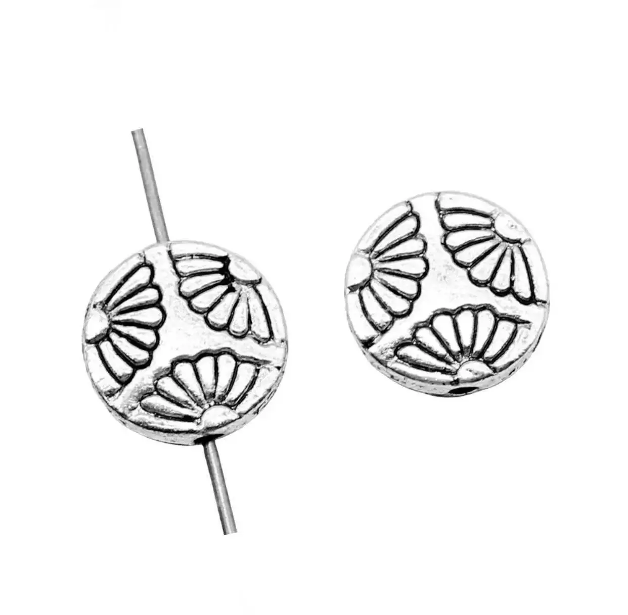 20pcs 12mm, hole 1.5mm Zinc Alloy metal 2sided round shaped flowers patterns spacer beads HW3360
20pcs 12mm, hole 1.5mm Zinc Alloy metal 2sided round shaped flowers patterns spacer beads HW3360