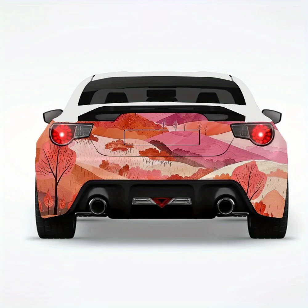 Розовый осенний пейзаж, автомобильная наклейка, виниловая наклейка на заднюю часть автомобиля, водонепроницаемые самоклеящиеся виниловые наклейки для хвоста и бампера автомобиля, De
Розовый осенний пейзаж, автомобильная наклейка, виниловая наклейка на заднюю часть автомобиля, водонепроницаемые самоклеящиеся виниловые наклейки для хвоста и бампера автомобиля, De