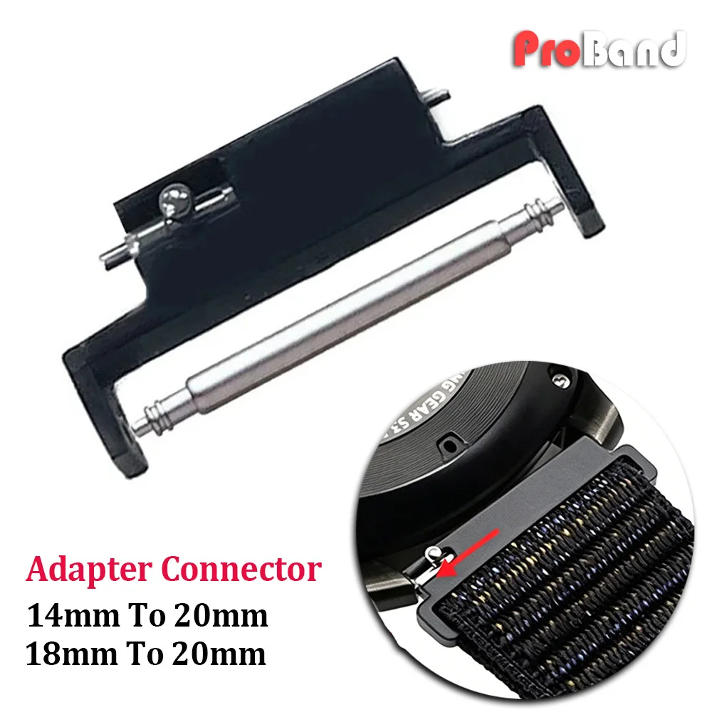 14mm To 20mm Plastic Connector 18mm To 20mm Watch Bracelet Strap Band Adapter Universal Black Watch Lug Repair Tool Accessories
14mm To 20mm Plastic Connector 18mm To 20mm Watch Bracelet Strap Band Adapter Universal Black Watch Lug Repair Tool Accessories