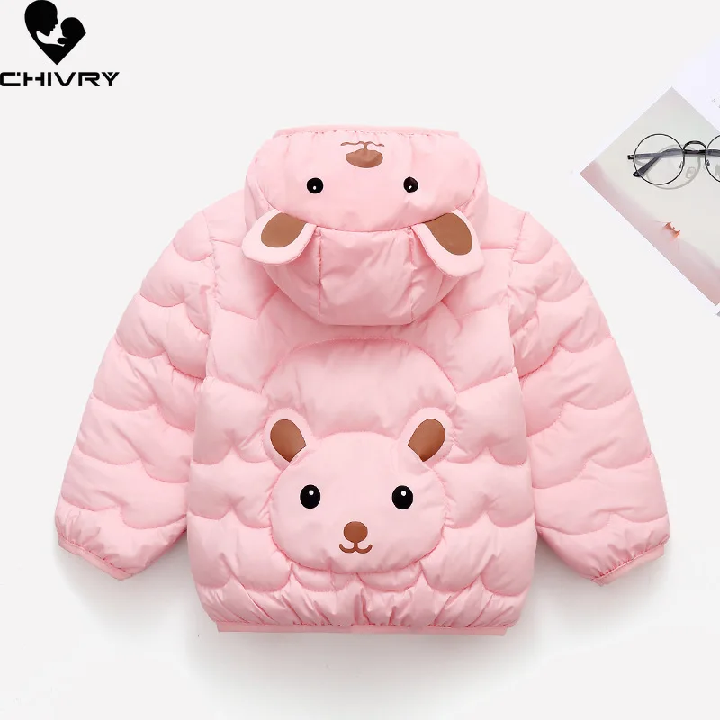 Baby Boys Girls Hooded Zipper Lightweight Down Jackets Kids Cotton-padded Cartoon Coat Children's Autumn Winter Warm Outerwear
Baby Boys Girls Hooded Zipper Lightweight Down Jackets Kids Cotton-padded Cartoon Coat Children's Autumn Winter Warm Outerwear