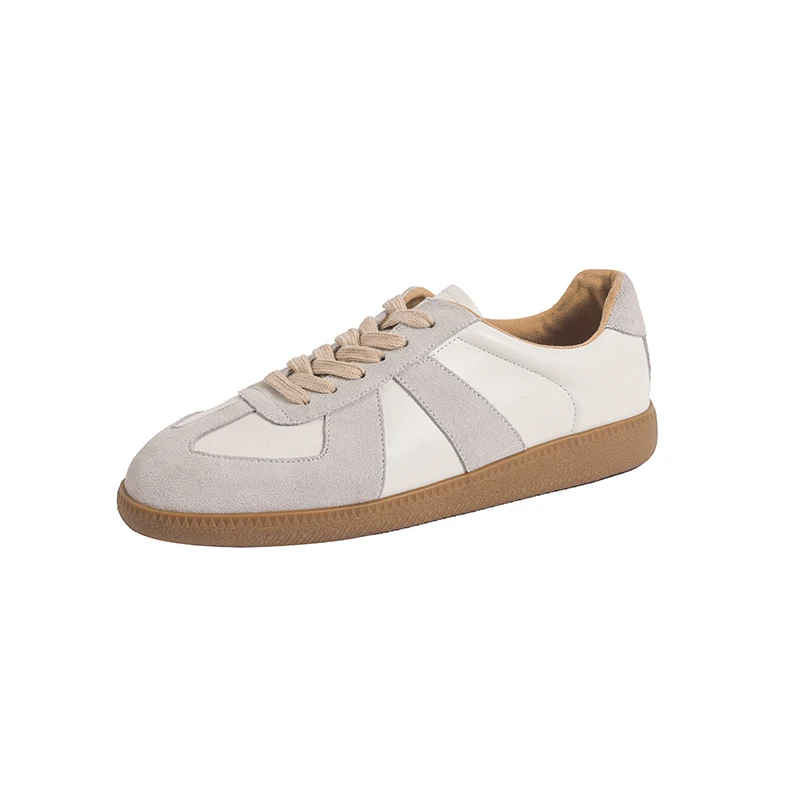 2025 Sports Flats New Trend Women Sneakers Genuine Leather Rubber Outsole Lace-Up Round Toe Beige Silver Casual Shoes
2025 Sports Flats New Trend Women Sneakers Genuine Leather Rubber Outsole Lace-Up Round Toe Beige Silver Casual Shoes