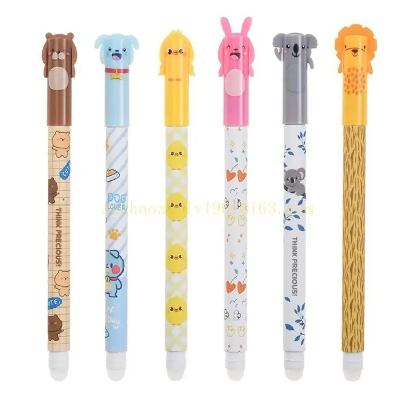 62KA 6 Pcs Cartoon Erasable Gel Pen Neutral Pen 0.5mm Erasable Pen School Supplies
62KA 6 Pcs Cartoon Erasable Gel Pen Neutral Pen 0.5mm Erasable Pen School Supplies