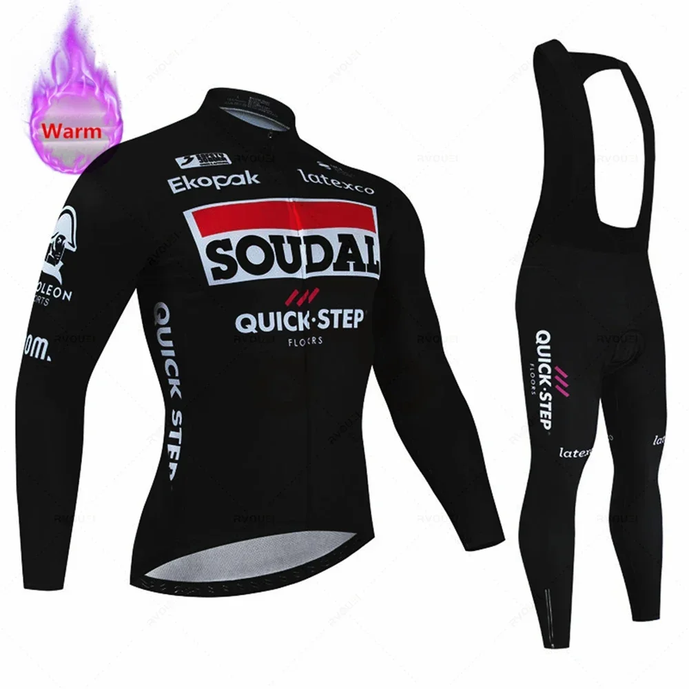 Soudal Quick Step 2023, зимний велосипедный трикотаж, термофлисовая велосипедная одежда, комплект MTB Bicicleta, Ropa Ciclismo, велосипедный костюм для триатлона
Soudal Quick Step 2023, зимний велосипедный трикотаж, термофлисовая велосипедная одежда, комплект MTB Bicicleta, Ropa Ciclismo, велосипедный костюм для триатлона