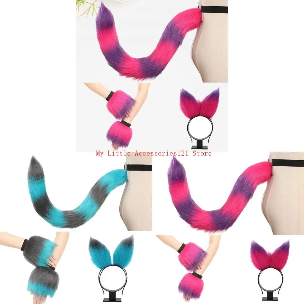 Animal Cosplay Costume Accessories Animal Tail Furry Ear Headband and Wrist Cuffs for Women Christmas Halloween Cosplay
Animal Cosplay Costume Accessories Animal Tail Furry Ear Headband and Wrist Cuffs for Women Christmas Halloween Cosplay